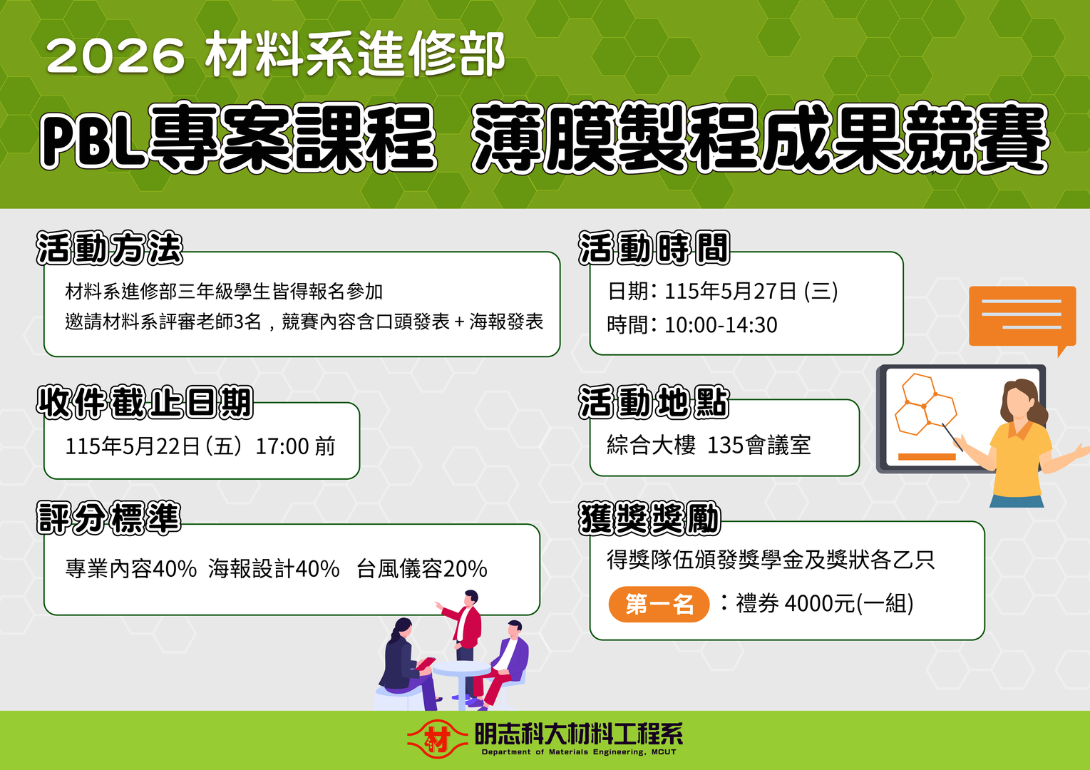 115/05/27 薄膜製程成果競賽圖片