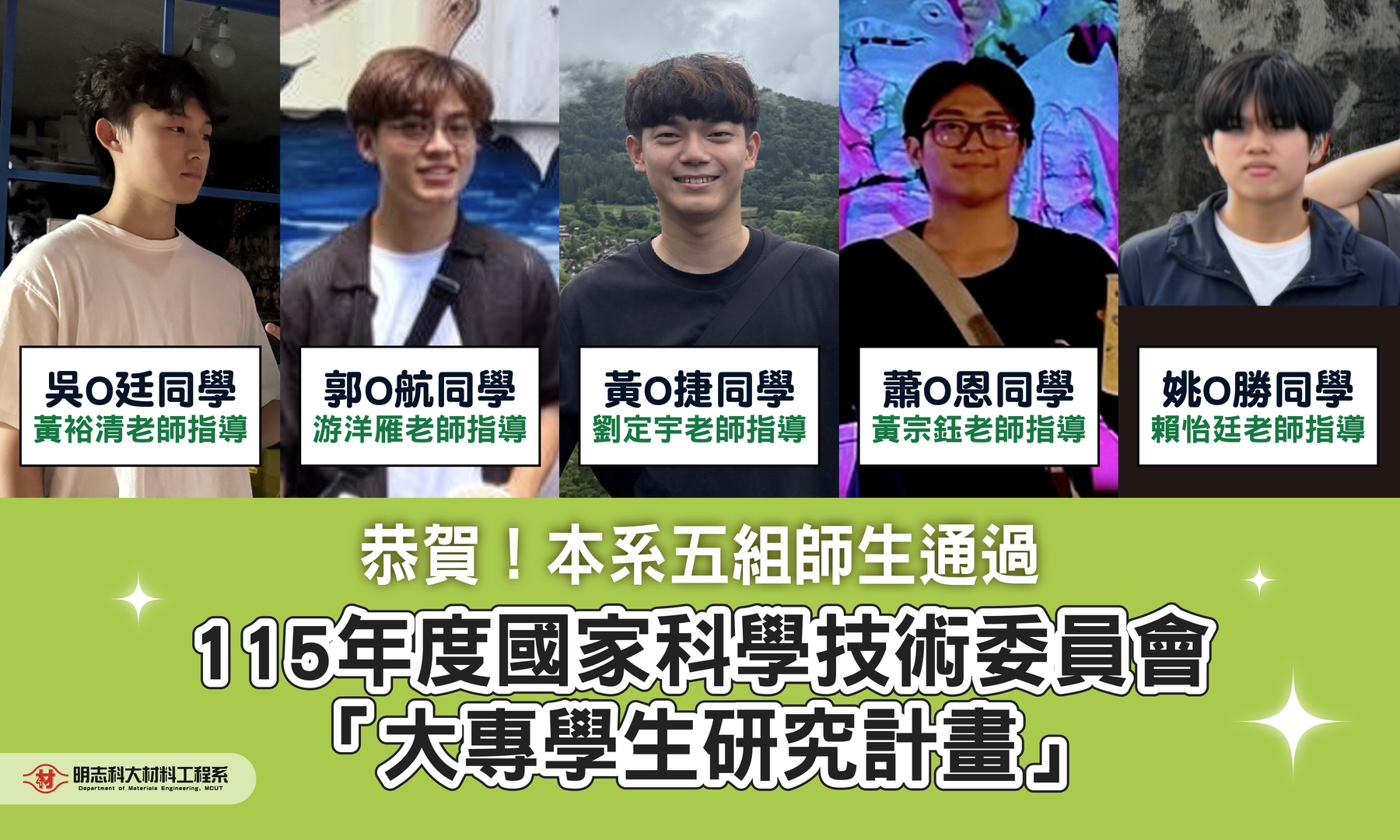 115學年國科會大專生研究計畫圖片